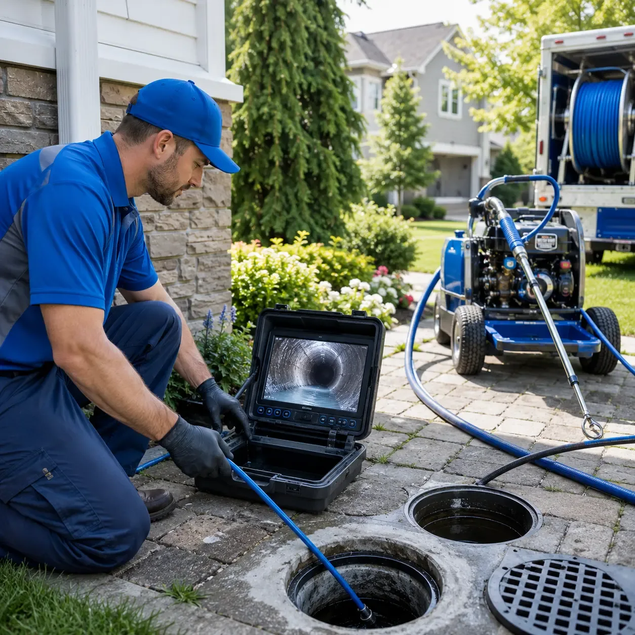 Outdoor drain cleaning professionals serving Gause, TX